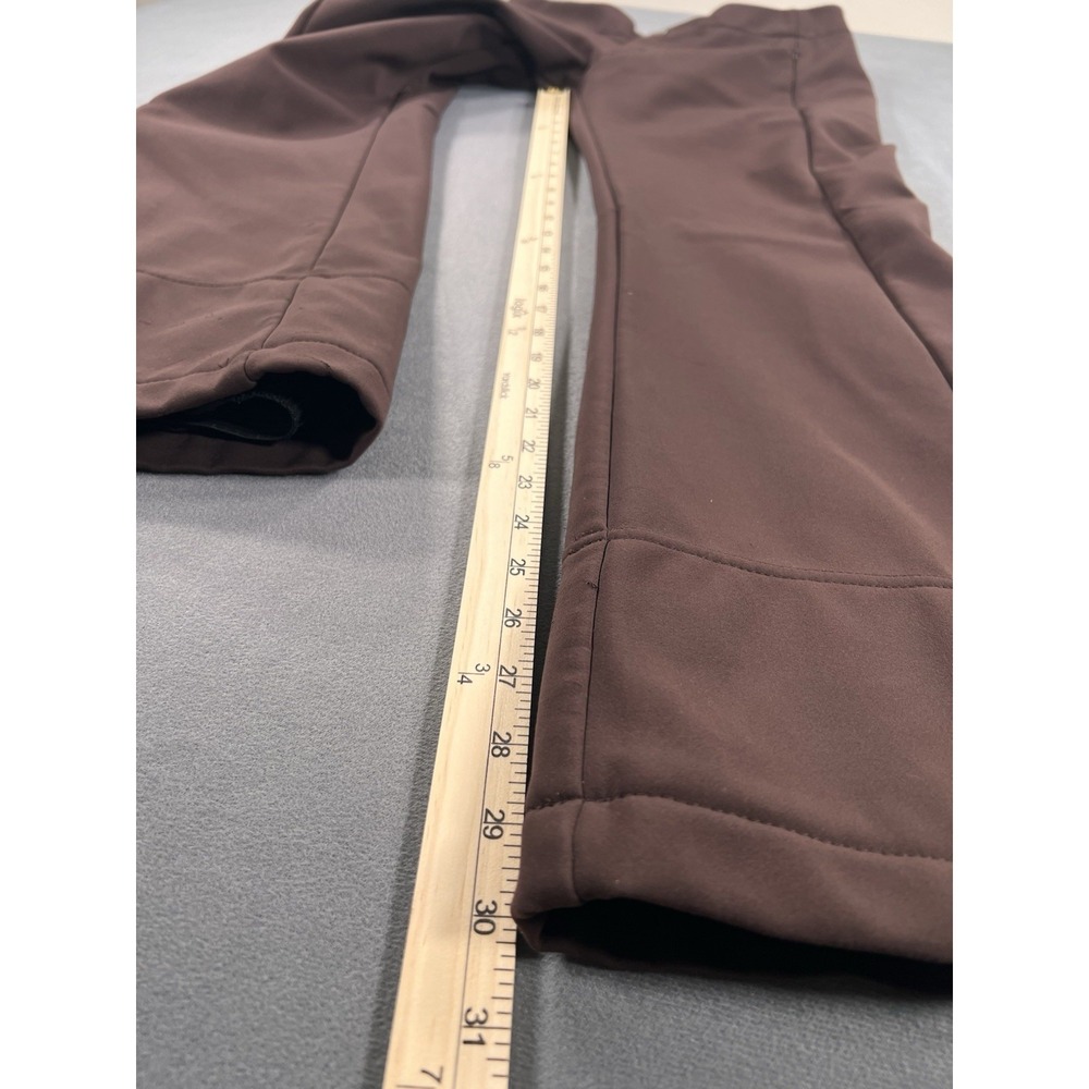 The North Face Women's Brown Softshell Snow Pants M Regular Bootcut Winter Ski - Picture 13 of 16